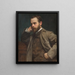 Portrait eines Gentlemans - Frederick Samuel Beaumont — gerahmtes Bild an der Wand