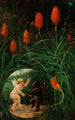 Fee und Bär im Garten - Frederick Stuart Church — Ansicht des Kunstwerks