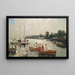 Regatta auf der Außenalster Hamburg - Frederick Vezin — gerahmtes Bild an der Wand