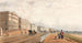 Brighton, die Fassade und die Kette am Pier in der Ferne gesehen - Frederick William Woledge — Ansicht des Kunstwerks