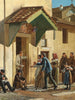 Die Armen werden außerhalb des Klosters San Bonaventura auf dem Palatin-Hügel gefüttert - Frederik Christian Lund — Ansicht des Kunstwerks