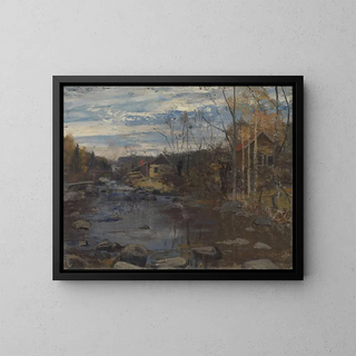 De Sandvikselven - Frederik Collett — gerahmtes Bild an der Wand