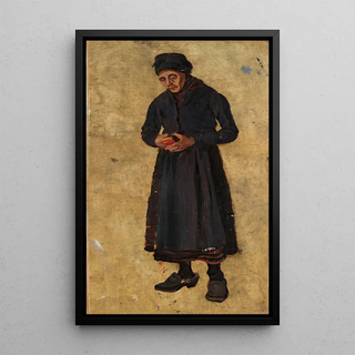 Frederik Collett - Woman with Hymnbook.webp