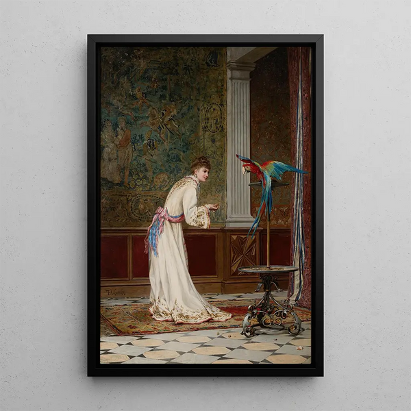 Frederik Hendrik Kaemmerer - Feeding the macaw.webp