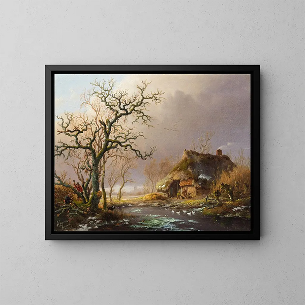 Februar - Fredrik Marinus Kruseman — gerahmtes Bild an der Wand