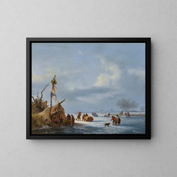 Januar - Fredrik Marinus Kruseman — gerahmtes Bild an der Wand