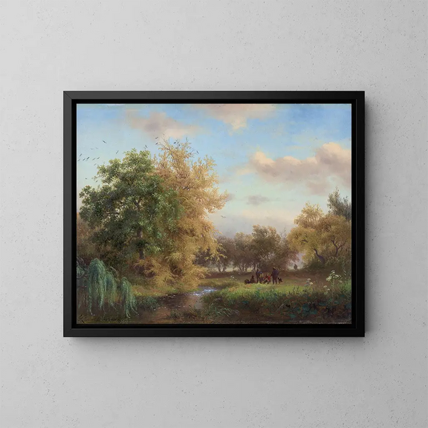 September - Fredrik Marinus Kruseman — gerahmtes Bild an der Wand