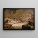 Allegorie des Schlafes - Französische Schule — gerahmtes Bild an der Wand