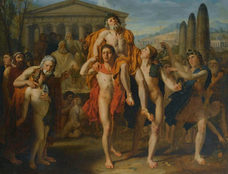 Diagoras von Rhodos - Französische Schule — Ansicht des Kunstwerks