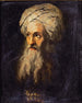 Osmanisches Gemälde mit Turban - Französische Schule — Ansicht des Kunstwerks