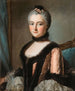 Vermutetes Porträt der Herzogin von Beuvron, geborene Rouill - Französische Schule — Ansicht des Kunstwerks