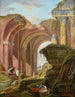 Capriccio romain - École Française — Ansicht des Kunstwerks
