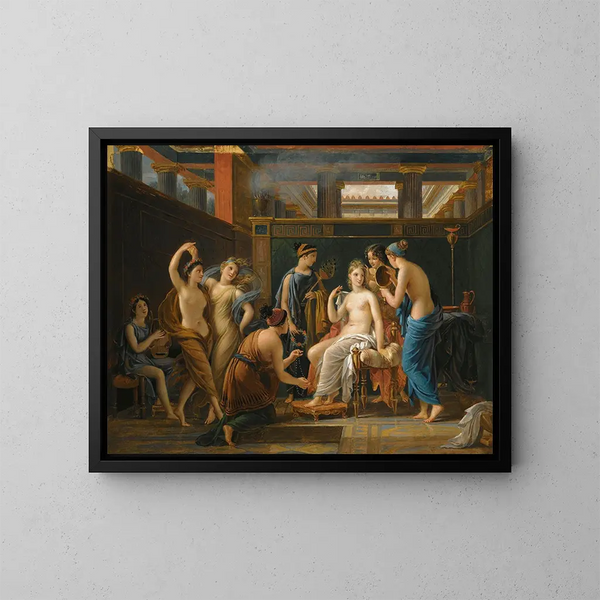 Die Toilette der Venus - Französische Schule — gerahmtes Bild an der Wand
