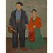 Reproduktion des Gemäldes Frida und Diego Rivera - Frida Kahlo