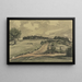 Landschaft - Fried Stern — gerahmtes Bild an der Wand