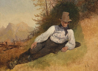 Junge Bäuerin - Friedrich August Matthias Gauermann — Ansicht des Kunstwerks