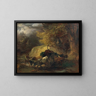 Friedrich August Matthias Gauermann - Nach der Jagd.webp