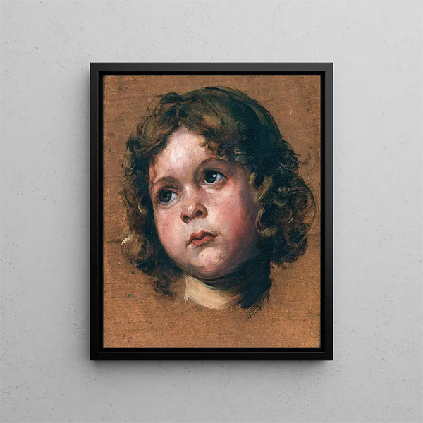 Friedrich August von Kaulbach - Head of a Boy.webp