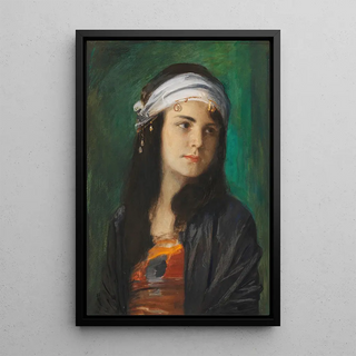 Friedrich August von Kaulbach - Kinderbildnis Hedda die Tochter des Knstlers als Orientalin.webp