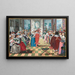Le Bal - Friedrich Brentel — gerahmtes Bild an der Wand