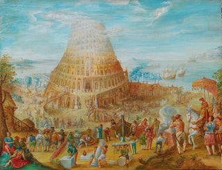Die Turm von Babel - Friedrich Brentel — Ansicht des Kunstwerks