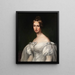 Portrait von Caroline Krafft geborene Platner 1811–1873 - Friedrich Drück — gerahmtes Bild an der Wand