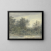 Holz am Wasserufer - Friedrich Ernst Morgenstern — gerahmtes Bild an der Wand