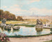 Ansicht des Belvédère auf Wien - Friedrich Frank — Ansicht des Kunstwerks