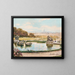Ansicht des Belvédère auf Wien - Friedrich Frank — gerahmtes Bild an der Wand