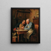 Ein schwieriges Problem - Friedrich Friedländer — gerahmtes Bild an der Wand