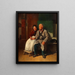 Ein Paar älterer Menschen - Friedrich Friedländer — gerahmtes Bild an der Wand