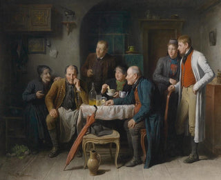 Die Heiratsantrag - Friedrich Friedländer — Ansicht des Kunstwerks