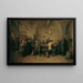 Soldaten in der Kantine - Friedrich Friedländer — gerahmtes Bild an der Wand