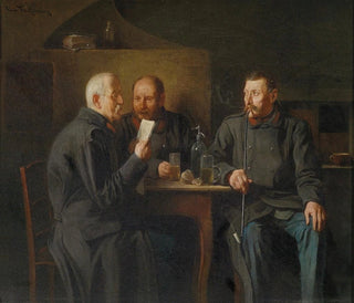 Vétérans en conversation - Friedrich Friedländer — Ansicht des Kunstwerks