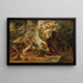 Ruisseau forestier - Friedrich Gauermann — gerahmtes Bild an der Wand