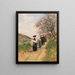 Der Tauf - Friedrich Kallmorgen — gerahmtes Bild an der Wand