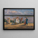 L'école est finie - Friedrich Kallmorgen — gerahmtes Bild an der Wand