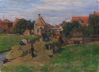 Heuernte in den Niederlanden - Friedrich Kallmorgen — Ansicht des Kunstwerks