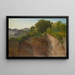 Vue du Mönchsberg de Salzbourg sur la forteresse Hohensalzburg - Friedrich Loos — gerahmtes Bild an der Wand