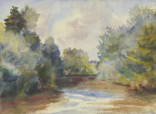 Landschaft flach - Friedrich Mook — Ansicht des Kunstwerks