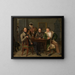 L'architekt Friedrich Eisenlohr entouré de ses amis - Friedrich Mosbrugger — gerahmtes Bild an der Wand