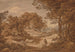 Italienisches Landschaftsgemälde mit Hirten - Friedrich Preller der Ältere — Ansicht des Kunstwerks