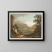 Haslital - Friedrich Rosenberg — gerahmtes Bild an der Wand