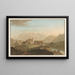 Ansicht des Hospizes der Kapuzinerkapelle auf dem Gipfel des Mont Saint-Gothard - Friedrich Rosenberg — gerahmtes Bild an der Wand