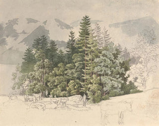 Alpenlandschaft - Friedrich Salathé — Ansicht des Kunstwerks