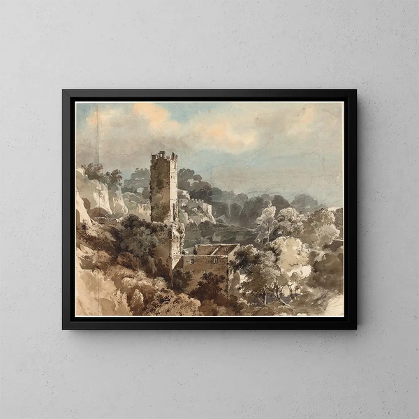 Friedrich Salathé — gerahmtes Bild an der Wand