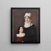Lucretia Elizabeth Hanneby Morgan und Judith Livingston - Friedrich Till — gerahmtes Bild an der Wand
