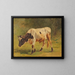 Stier - Friedrich Voltz — gerahmtes Bild an der Wand