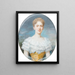 Portrait von Johanna Gräfin Gleispach - Friedrich Wailand — gerahmtes Bild an der Wand