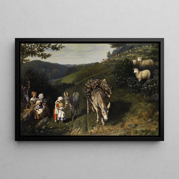Friedrich Wilhelm Keyl - Family in idyllic countryside.webp